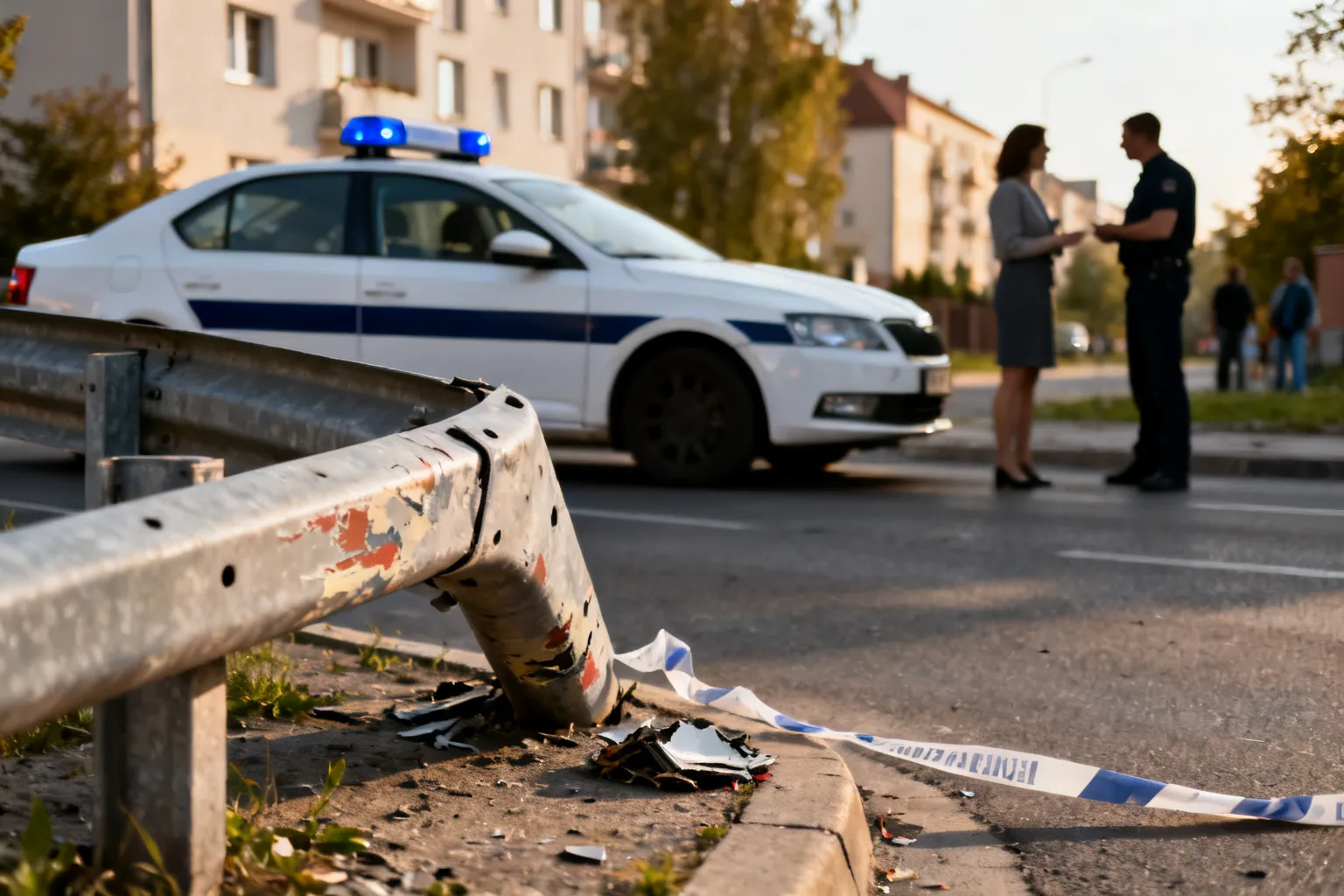 Kierująca z 2,21‰ uszkodziła barierki w Jugowicach; zatrzymano ją po reakcji świadków