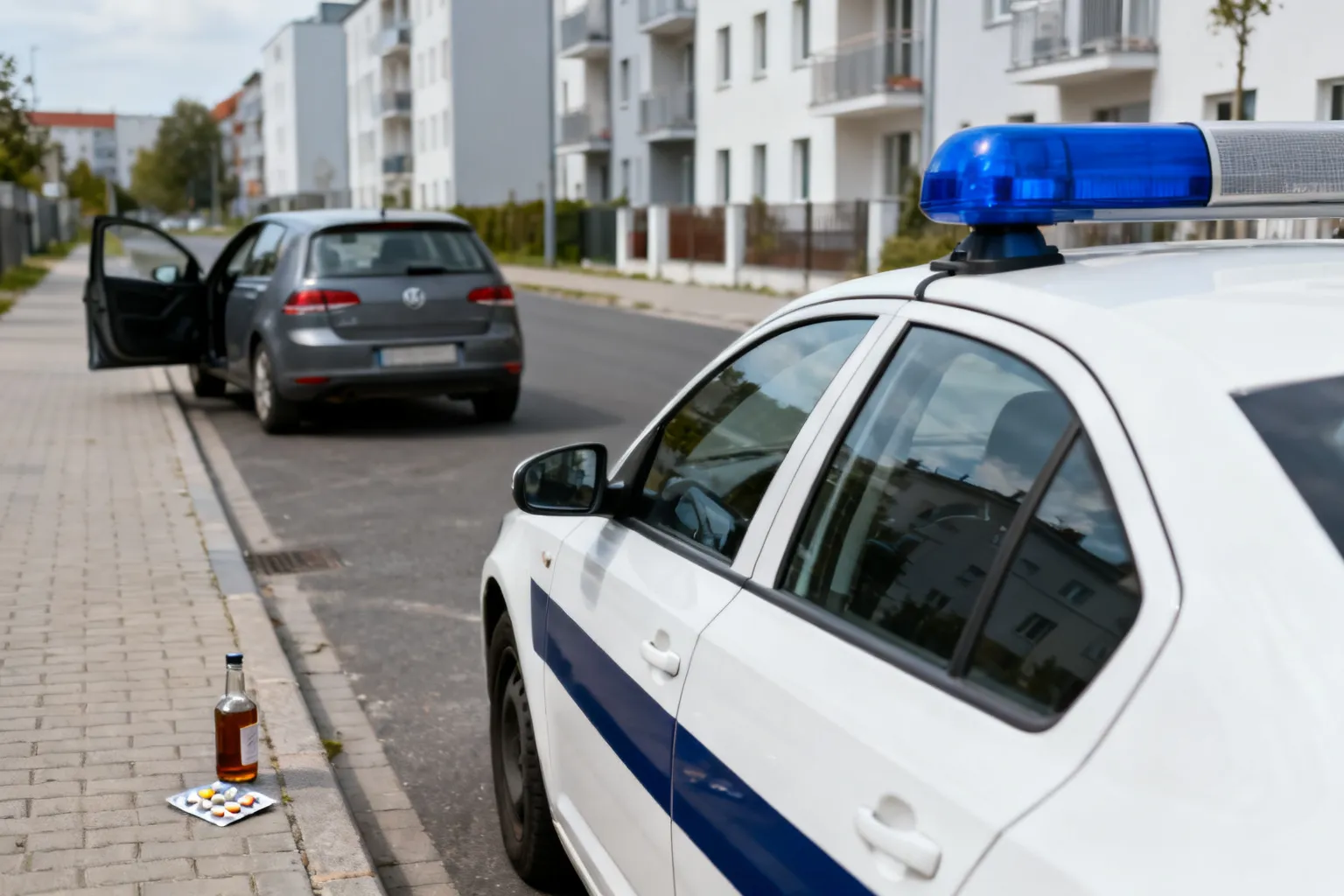 Kierowca bez uprawnień, po alkoholu i narkotykach zatrzymany w gminie Bolesławiec