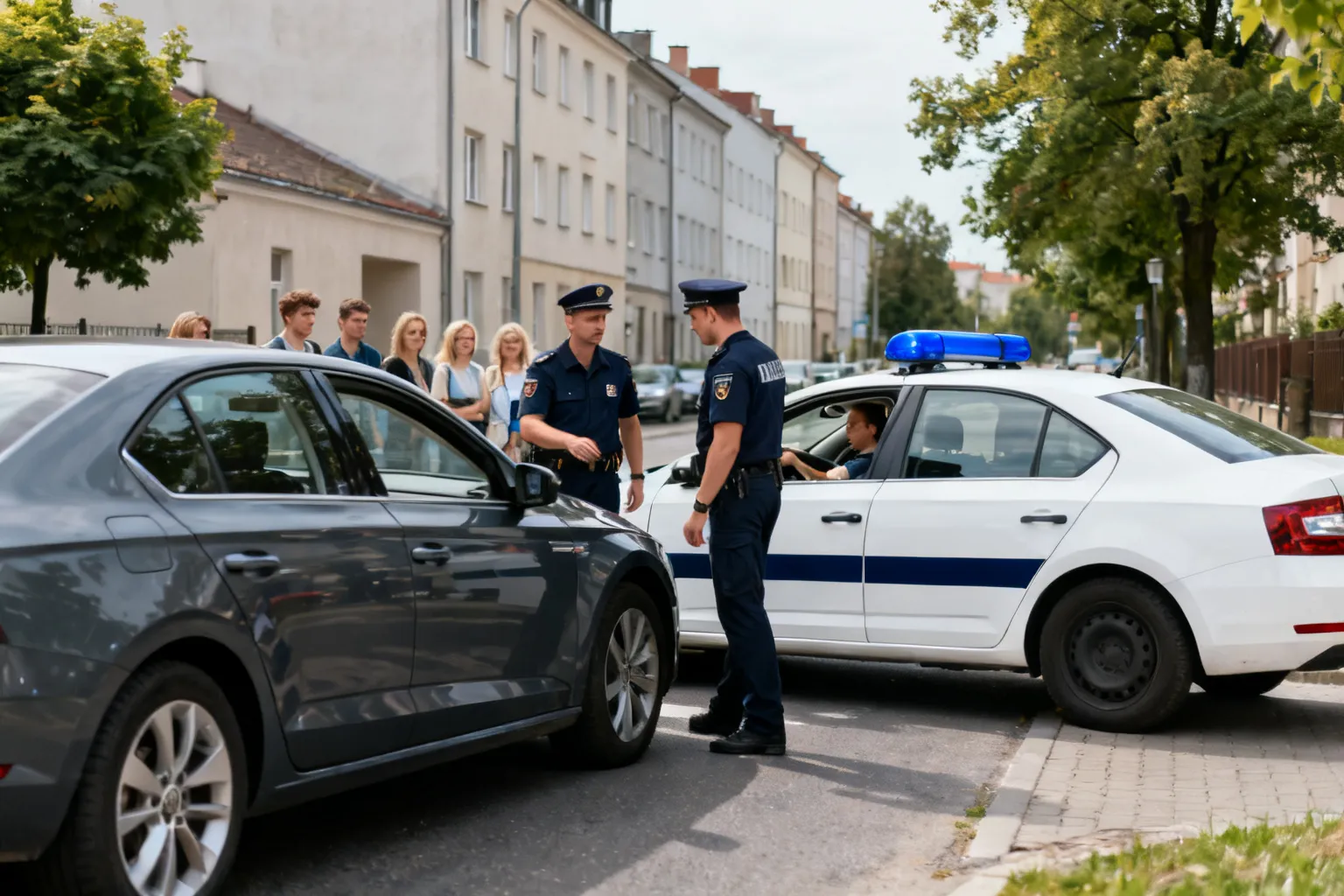 Zatrzymanie kierowcy Audi na DK94 w Oławie. Podejrzenie środków odurzających