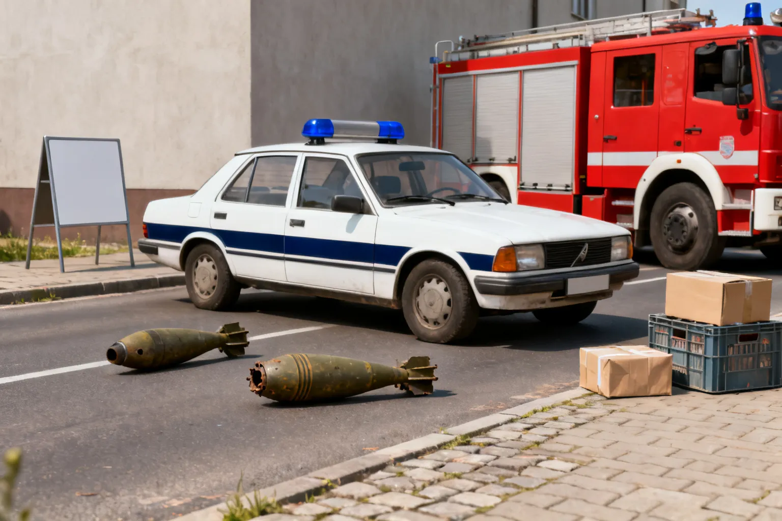 Dwa pociski z II wojny znalezione w powiecie jaworskim