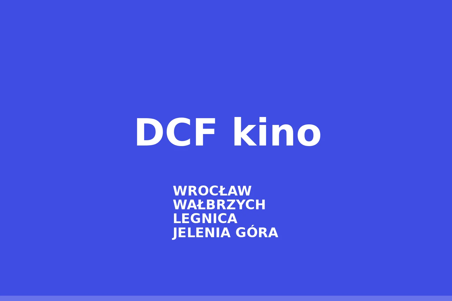 DCF kino