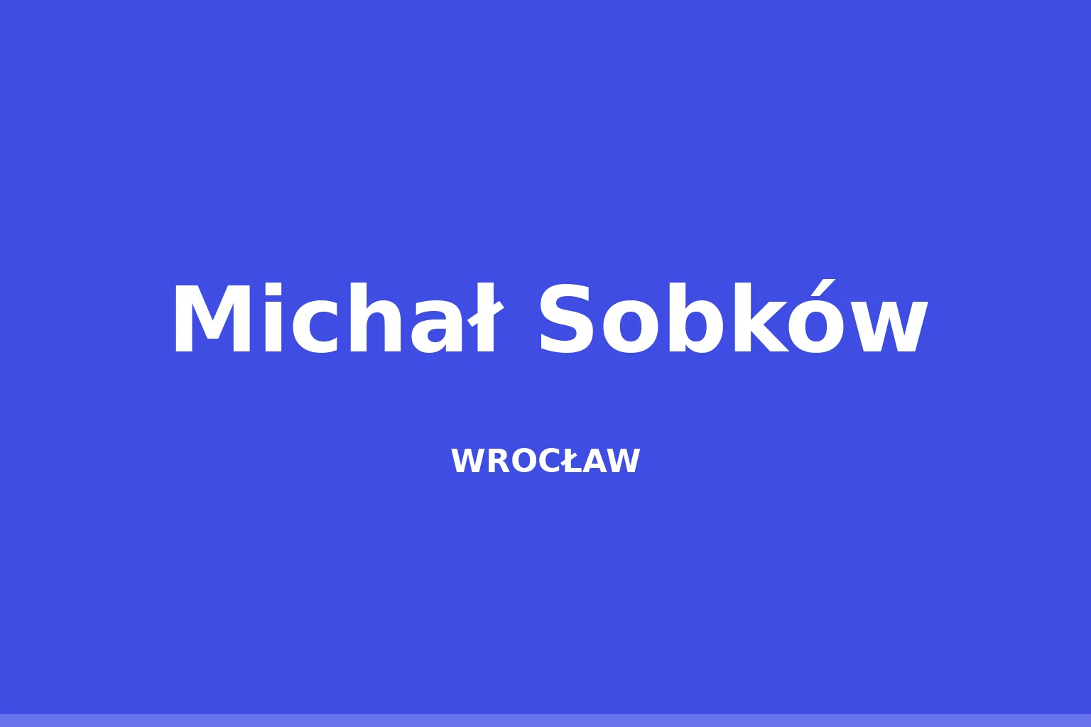Michał Sobków