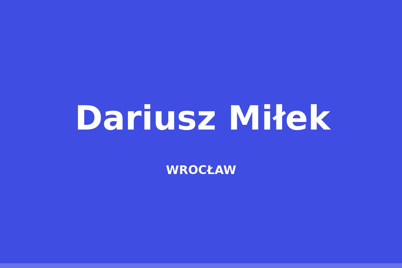 Dariusz Miłek