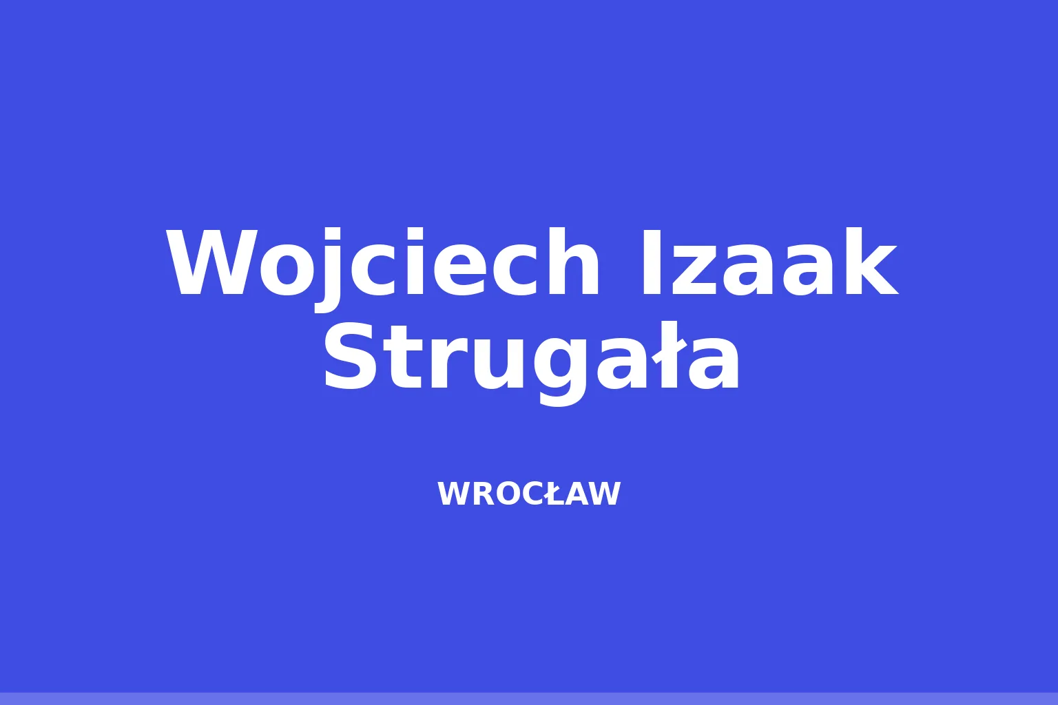 Wojciech Izaak Strugała